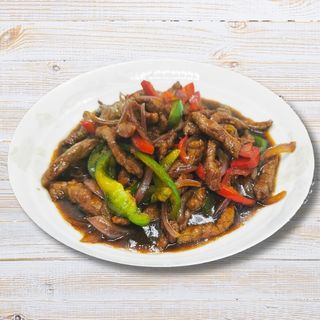 Tiras De Ternera Con Pimienta Negra