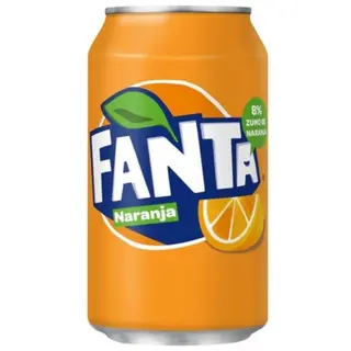 Fanta Naranja lata 330ml.