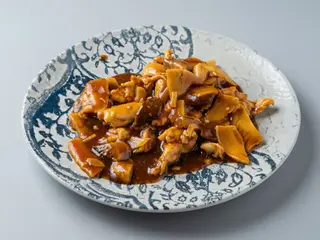 (58)Pollo con Bambú Seta China