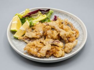  Tentáculos de calamar tempura