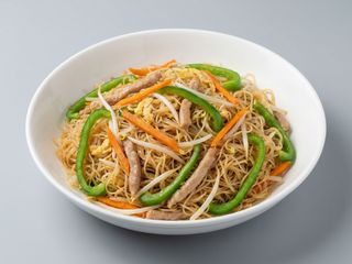 (55b) Fideo de arroz con verduras