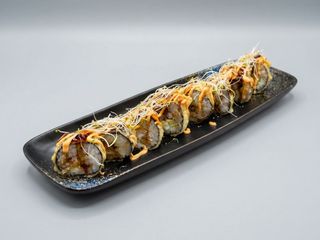 (1b) Roll langostino en Tempura