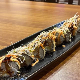 (1b) Roll langostino en Tempura