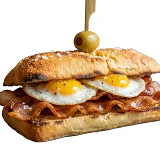 Pincho De Bacon Con Huevos
