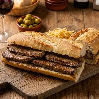 Bocadillo De Bistec