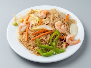 36. Fideos De Arroz Con Gambas