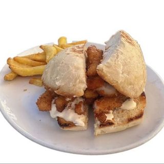 Mollete de calamares