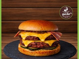 Vegan Smash Cheese Bacon