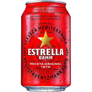 Estrella Damm Cerveza 0,0 Lata 33cl