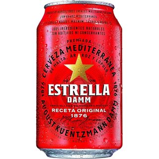 Estrella Damm Cerveza 0,0 Lata 33cl