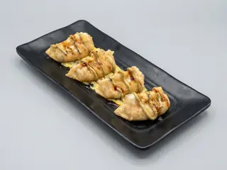 Gyozas de Gambas & Pistacho