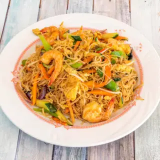 46. Fideos De Arroz Con Gambas