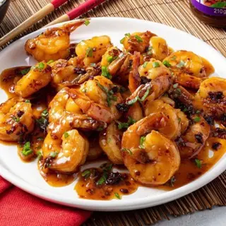 66. Gambas Con Judías Negras Al Tie Ban