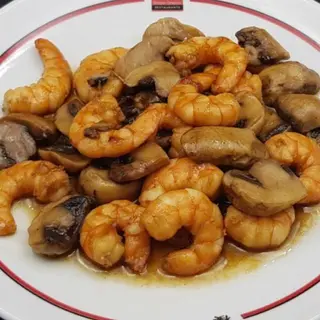 68. Gambas Con Champiñones