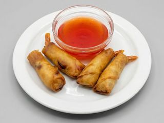 Rollitos de gambas