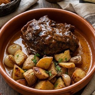 Galta De Cerdo Al Horno De Leña