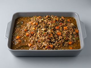 Lentejas estofadas con verduras