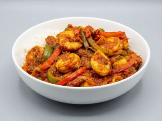 Langostinos Jalfrezi