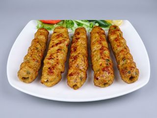 Seekh Kebab de pollo