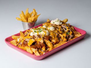 Patatas Pullpork And Cheese (Ración)