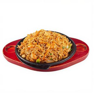 Yakisoba con langostinos