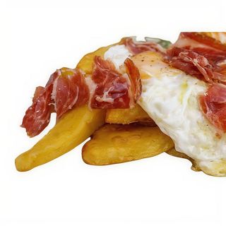 Huevos Estrellados Con Jamón