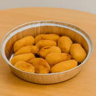Croquetas de pollo asado y jamón