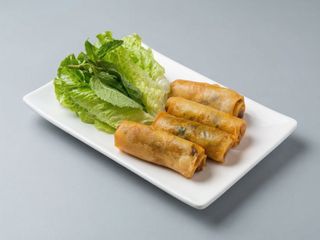 6.Mini Rollos De Carne Y Verduras Fritas (4 Pzs.)