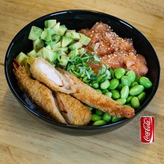 Poke Ebi Furai + Refresco lata de 330ml