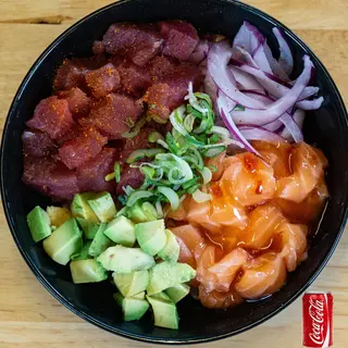Poke Tuna Salmón + Refresco lata de 330ml