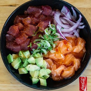 Poke Tuna Salmón + Refresco lata de 330ml