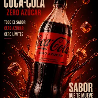 COLA COLA ZERO. 2L