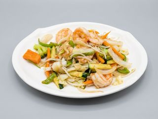 Chop Suey Verduras Con Langostinos