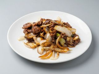 Ternera Con Salsa Pimienta Negra A La Plancha