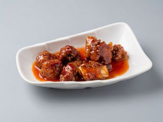 Costillas Asadas Con Salsa Agridulce