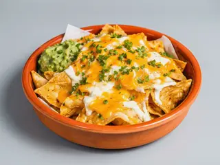 Nachos con queso