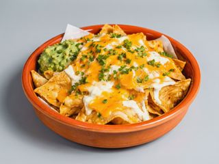 Nachos con queso