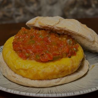 Bocadillo Tortilla con Verduras