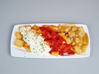 Patatas Tres Salsas (Para Dos Personas)