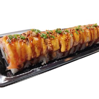 Uramaki salmón flameado (4p.)