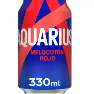 Aquarius Melocotón Rojo lata 330ml
