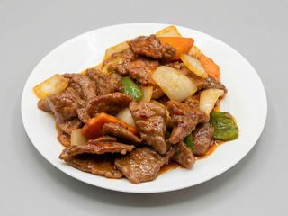 ternera con salsa picante