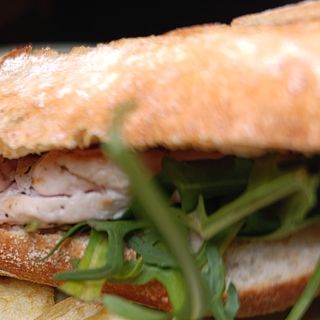 Pollastre a la brasa en trufa