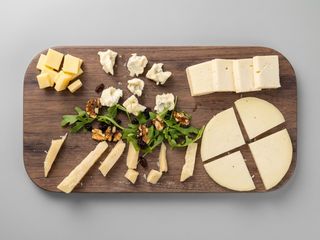 Tabla de quesos italianos