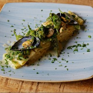 Paccheri mare e orto