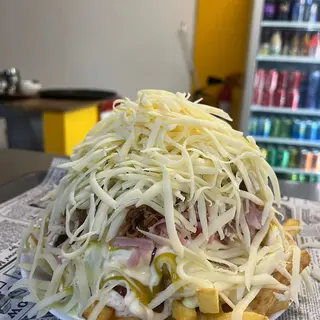 Papas Jamón Y Queso Grandes