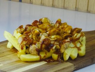 Raxo de Pollo & Patatas al estilo belga