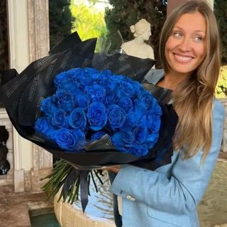 Ramo 50 Rosas Electric blue