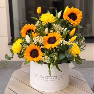 Box Of Sunflowers