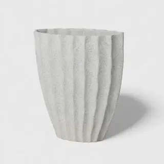 Jarron columna esculpida pequeño
